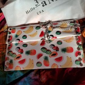 Hello 3am 'a trending fruit summer  clutch / shoul